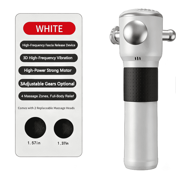 High-Frequency Fascia Relaxer, Mini Fascia Hammer. This portable massager delivers powerful vibration to quickly release deep soft tissues, relieve muscle tension and soreness. Compact mini design fo