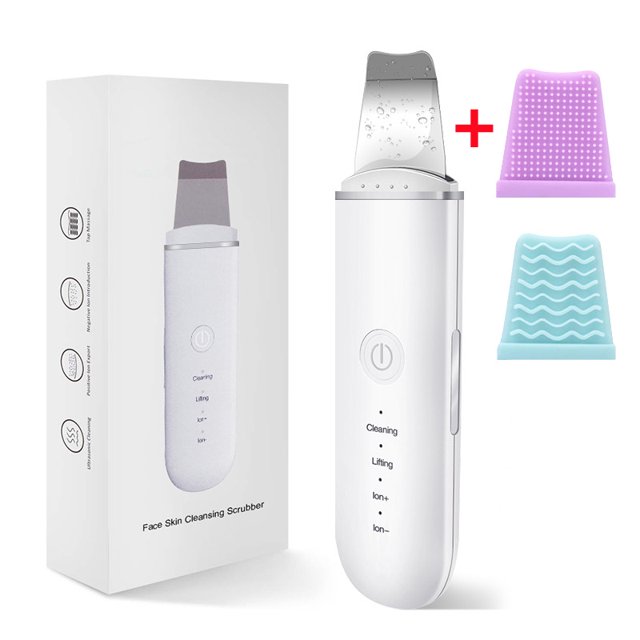 High Frequency Ultrasonic Skin Scrubber ion Deep Cleansing Beauty