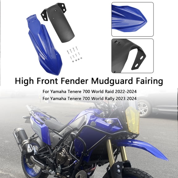 High Front Fender Mudguard Fairing For Yamaha Tenere 700 2019-2024 Blue
