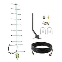 High-Gain 14dBi 433MHz Outdoor Yagi Antenna-Long Range,Directional,Weatherproof for 433/315MHz-Perfect for IoT,N-female connector