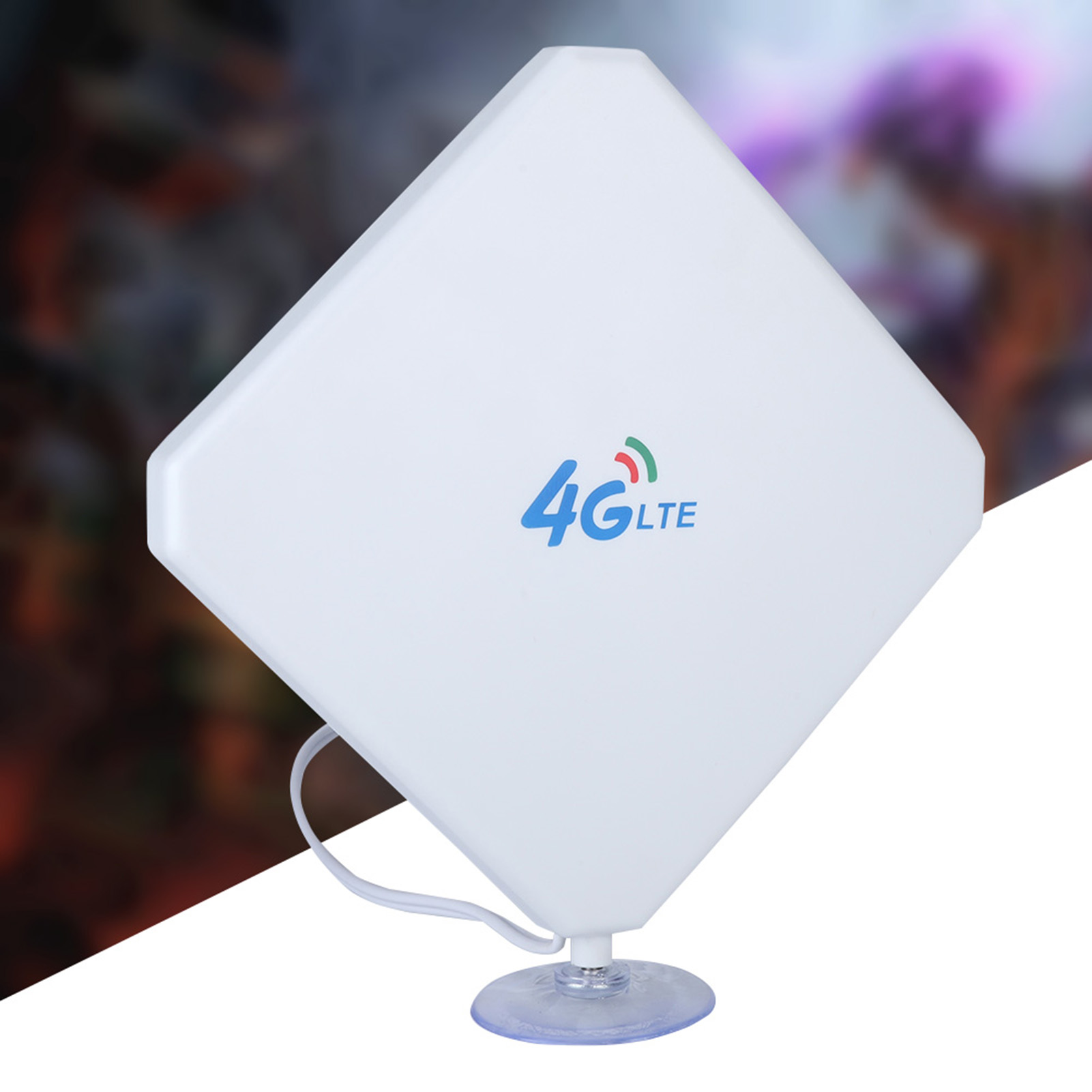 High Gain 3G/4G Antenna, 35dBi, 2M Cable, TS9, Boost Signal W/ Suction Cup Mount