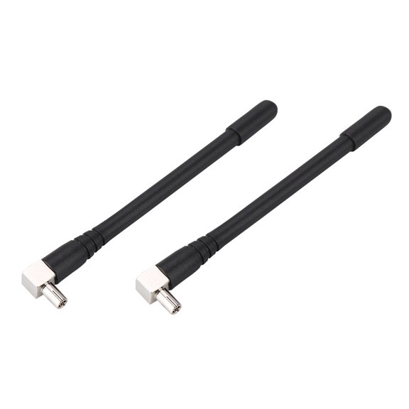 High Gain 4G LTE 5dBi Antenna Booster External TS9 Connector Dual Pack Compact Networking Signal Receiver Extensions for Huawei Mobile Hotspot Routers E8372 E5572 E5573 10 inches / 25.4 cm