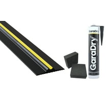 ½” High Garage Door Threshold Seal Kit 8’3” Length | Flexible PVC | Complete Kit Includes Adhesive | GaraDry