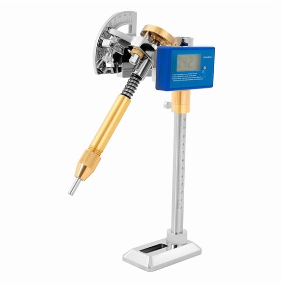 High Gem Faceting Machine, Jewelry Tool with Digital Display, Adjustable Angle Locator for Polishing US Plug