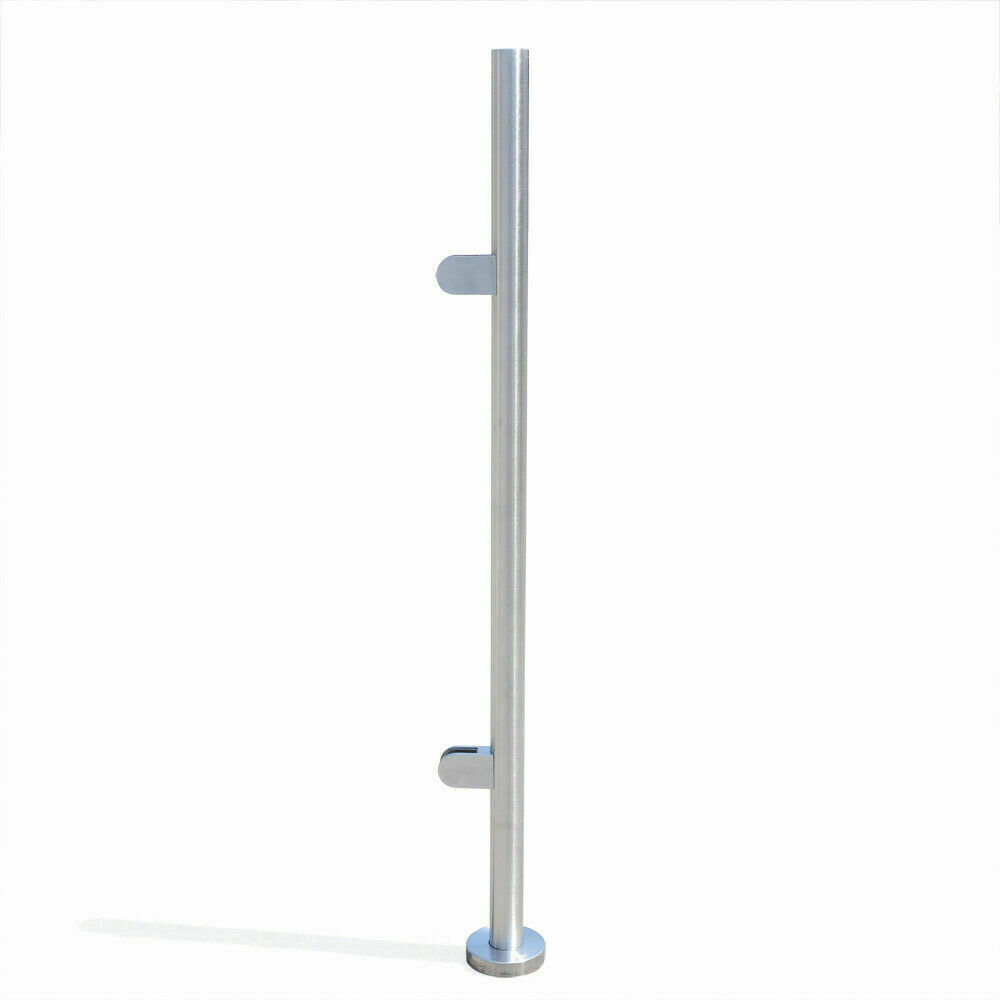 High Glass Balustrade Railing Post 110cm Glazing 316 Stainless Steel ...