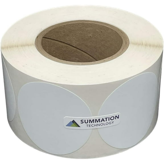 High Gloss BOPP 3 in. Circle Inkjet Label Roll