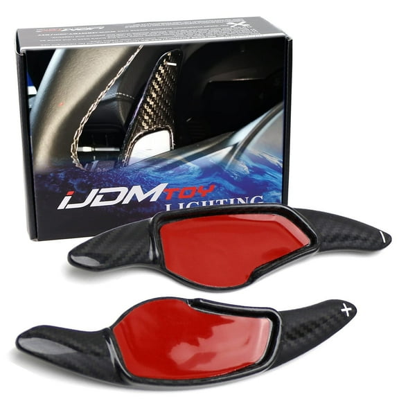 High Gloss Black Genuine Carbon Fiber Large Paddle Extensions For Toyota 2020-up A90 Supra GR