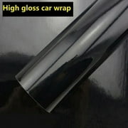 High Gloss Black Vinyl Car Wrap Sticker Decal Film for Cars Laptop Bubble Free Air Release