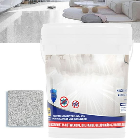 High Gloss Epoxy Floor Coating – 500ml Waterproof Resin Paint, Indoor/Outdoor Marble Effect Finish for Concrete, Garage & Home DIY Projects Seasonal Savings for the Holidays