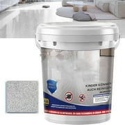 High Gloss Epoxy Floor Coating - Waterproof Resin for Indoor/Outdoor Concrete, Garage Floors (500ml) - Self-Leveling Formula
