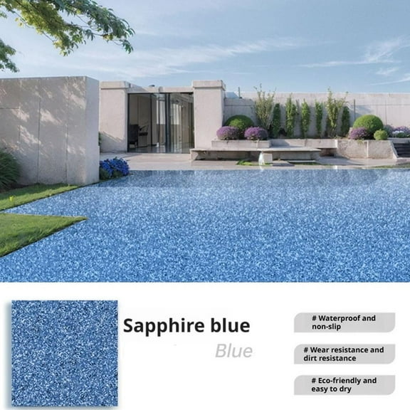 High Gloss Marble Effect Coating, Epoxy Floor Paint, Epoxy Colored Sand Floor Paint, Self-Leveling Colored Sand Paint, Waterproof, , Both Indoor and Outdoor