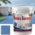 thumbnail image 1 of High-Gloss Marble Effect Epoxy Floor Coating, Louis Forest Epoxy Floor Paint, Garage Floor Paint, Waterproof Water-Based Epoxy Floor Paint (Dark Blue，0.5ML), 1 of 9