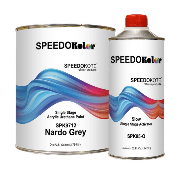 High Gloss Nardo Grey 2K Acrylic Urethane, 4:1 Gallon Slow Kit, SPK9712/SPK85