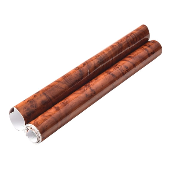 High Glossy Wood Grain Vinyl Wrap Film 30x100cm Car Interior DIY Decal ...