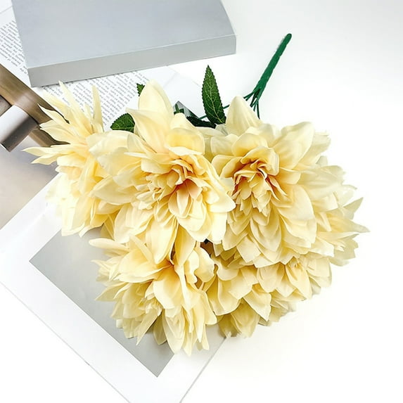 High Grade Artificial Flowers, Realistic Home Decoration Fake Plastic Flowers for Living Room, Office, Wedding, and Party Decor, Easy to Maintain, Long-Lasting and Durable Decorative Flowers