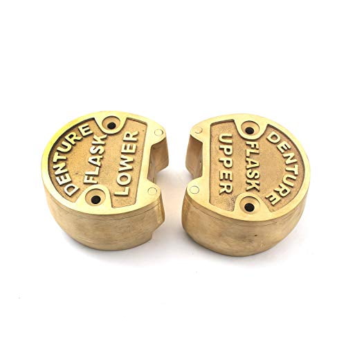 High Grade Dental Denture Upper & Lower Flask New Lab Professional