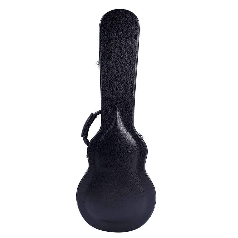 High Grade Electric Guitar Hard Case for GLP Style Guitar Microgroove Bulge Surface Black