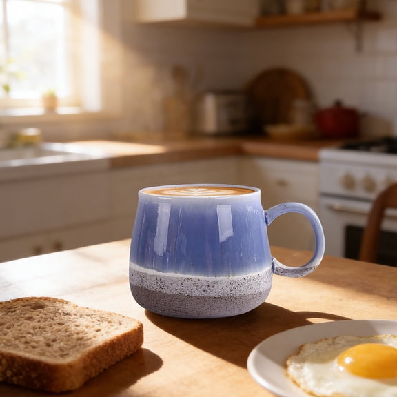 High-Grade Kiln Glaze Ceramic Mug, Large Capacity, Aesthetic Design, Versatile for Home & Office, Ideal for Coffee, Tea & Daily Hydration, Durable & Stylish Drinkware