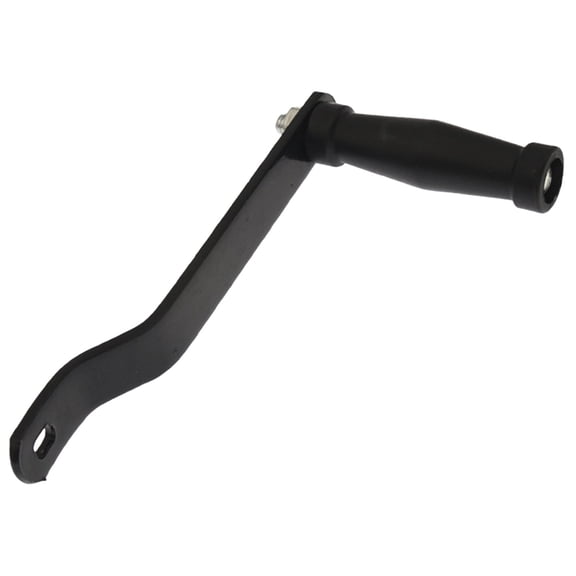 High Grade Metal Winch Crank Handle, Oimcto Rugged, Rustproof & Deformation-Resistant, Long Lasting, Ergonomic Non-Slip Grip Reduces Hand Fatigue for Boat Trailer Winches, Black