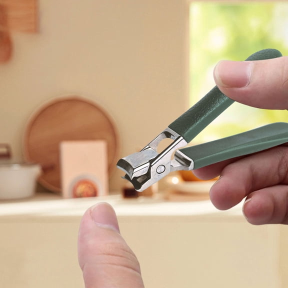 High-Grade Wide Jaw Nail Clippers Set | Heavy Duty Stainless Steel, Large Opening for Thick & Hard Nails, Precision Pedicure Tool | Durable Ergonomic Household Grooming Accessory