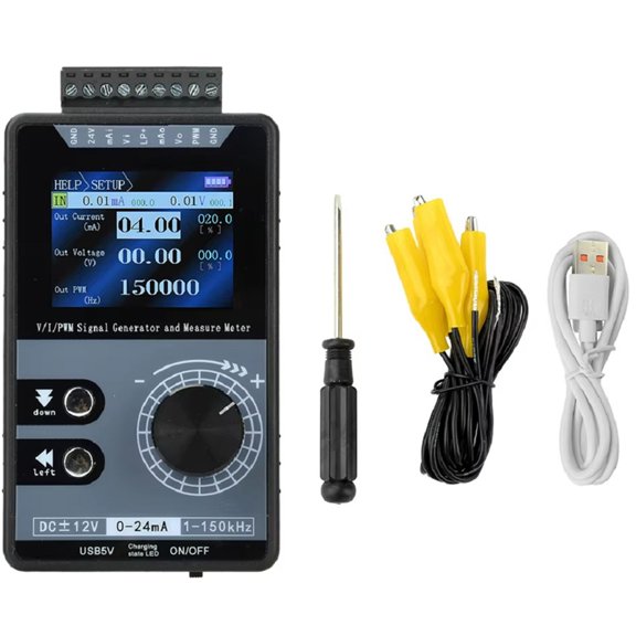 High- Handheld PWM Signal Generator 0-20mA 4-20mA 0-10V Output Signal Source Analog Simulator