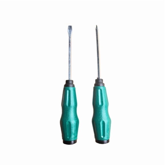 High Hardness Chrome Vanadium Steel Two-Piece Cross-Shaped Screwdriver Set - Durable and Ergonomic Tool for Professionals and DIY Enthusiasts