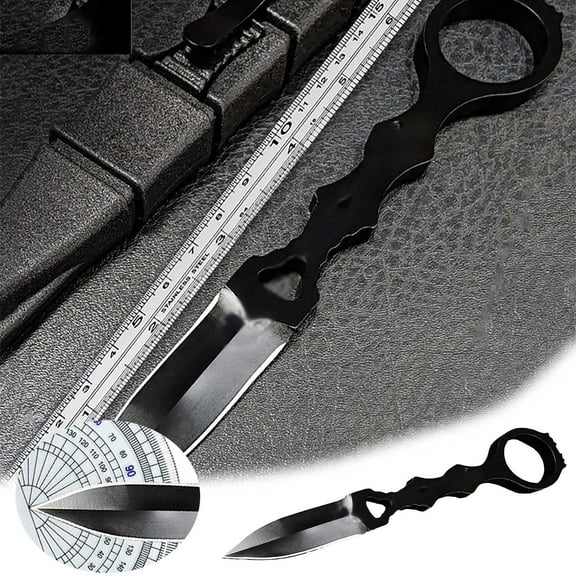 High Hardness Steel Outdoor Fixed Camping Compact EDC Tool for Wilderness and Exploration