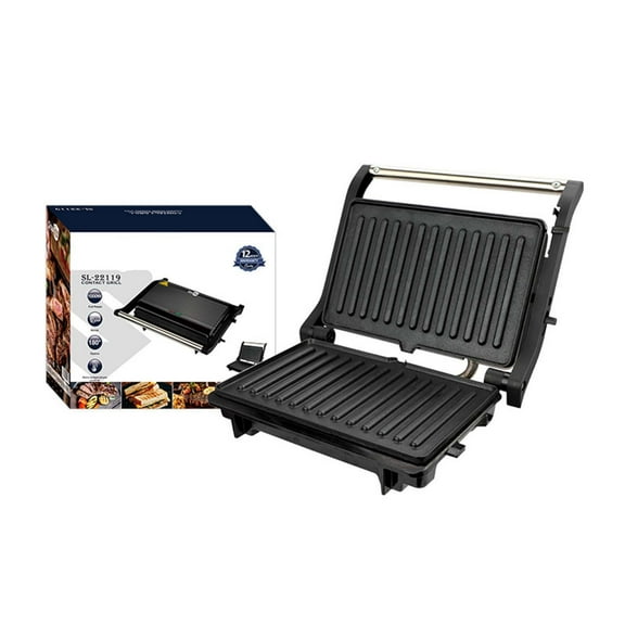 Barbecue Grill Indoor Outdoor High Heat Cooking Grill Compact Design For Kitchen Camping Dishwasher Durable Stainless Steel