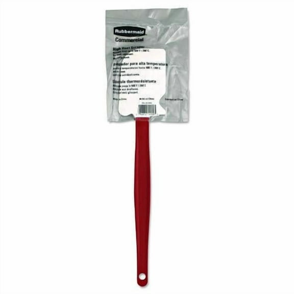 High-Heat Cook's Scraper, Plastic, 13.5", Red/White | Bundle of 5