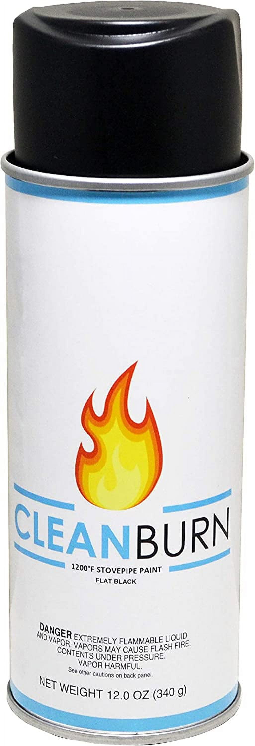 High Heat Stove Paint Ideal for Stoves, High Temp Black Spray Paint