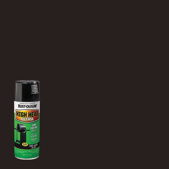Rust-Oleum High Heat Ultra Spray Paint Gloss - Quick Drying, Automotive - 3 Pack, Black