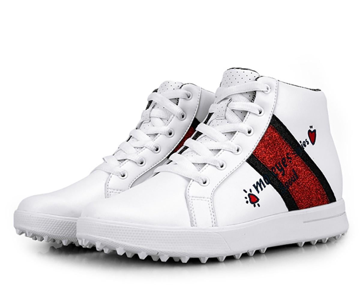 High Heel Golf Shoes for Women and Girls, Waterproof Spikeless Glitter Golf  Shoes for Girls - Walmart.com