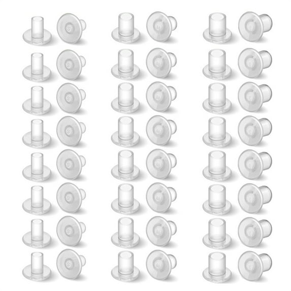 High Heel Protectors for Grass,24 Pairs 4 Sizes Heel Sink Stoppers,Anti-Slip Circle Type Heel Repair Caps Covers,Clear Stiletto High Heel Caps,for Wedding or Outdoor Events