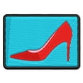 thumbnail image 1 of High Heel Pump Shoe Applique Multi-Color Embroidered Hook & Loop Patch - 3 Inch Medium, 1 of 5