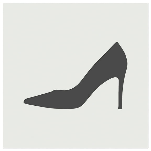 High Heel Pump Shoe DIY Cookie Wall Craft Stencil - 3.5 Inch
