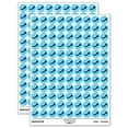 thumbnail image 1 of High Heel Pump Shoe 200+ Round Stickers - Light Blue - Matte Finish - 0.50" Size, 1 of 3