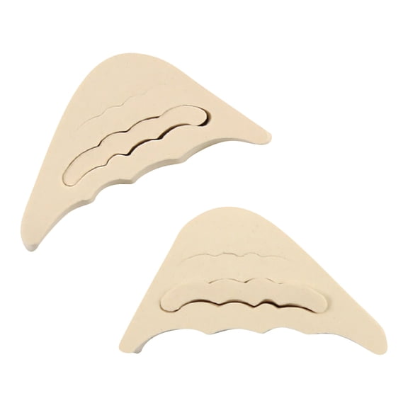 High Heel Toe Filler Inserts Adjustable Shoe Plugs for Big Shoes and Foot Pain Relief for Women Pumps and Professional Footwear Beige