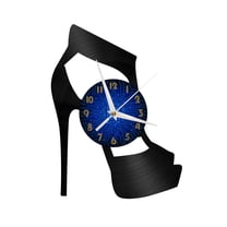 High Heeled Shoes Vinyl Record Wall Clock for Kitchen Wall Decor Wall Art Gift for Lover Gift Idea for a Best Friend(B)