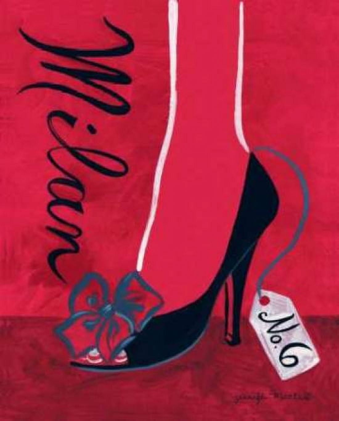 High Heels Milan Canvas Art - Jennifer Matla (20 x 24)