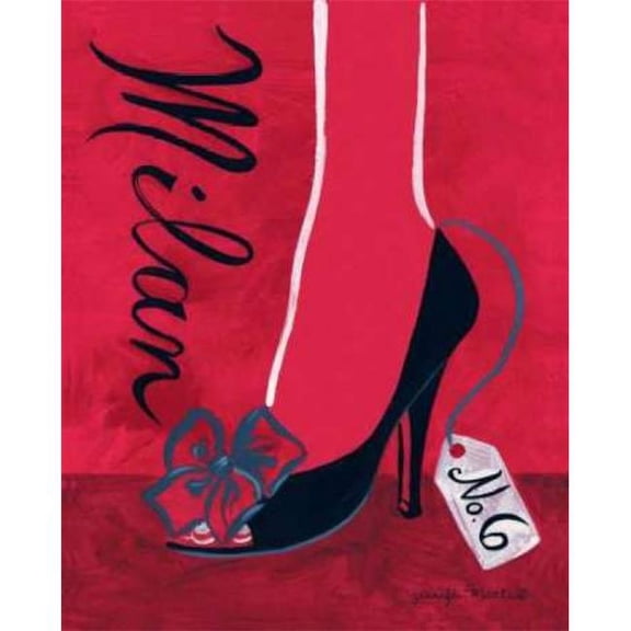High Heels Milan Poster Print by Jennifer Matla