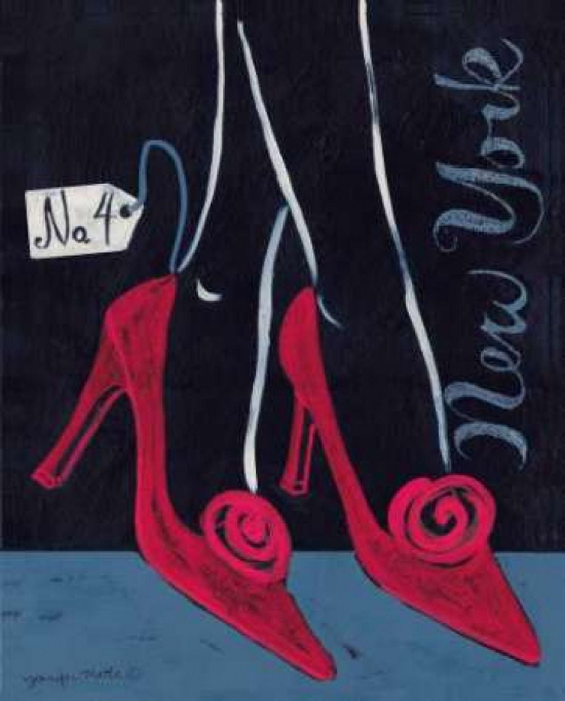High Heels New York Canvas Art - Jennifer Matla (20 x 24)