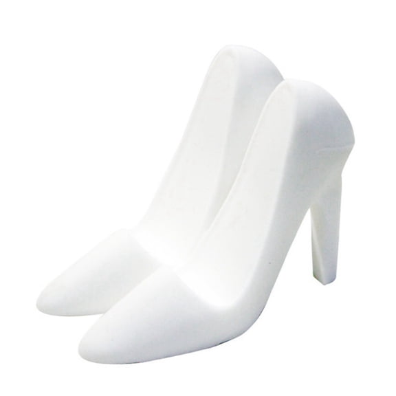 High Heels Phone Holder - Silicone, Universal Compatibility - Ergonomic Angle, Multifunctional (Phone/Chopstick Holder) - Fashionable Desk Accessory for Home/Office