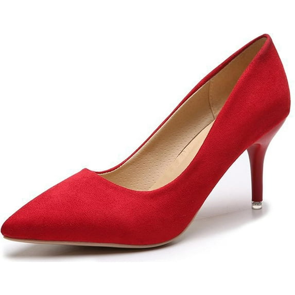 High Heels Pumps Closed Toe Heels Women's Pumps Stiletto Pointed Toe Dress Shoes Wedding Prom Bridal Work Office Bride Guest Trendy Dressy Fashion Pump Shoes