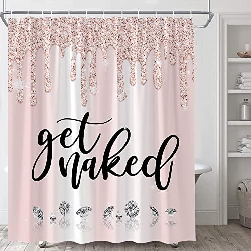 High Heels Shower Curtain Fashion Girl Beauty Fancy Diamond Shoe
