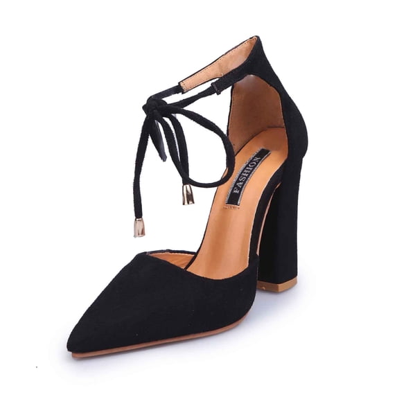 High Heels for Women Ankle Strap Pumps Women Heels Dressy Look Elegant Women's High Heels Stylish Lace Up Pointed Toe Heels In Suede For Versatile Comfort And Sophistication