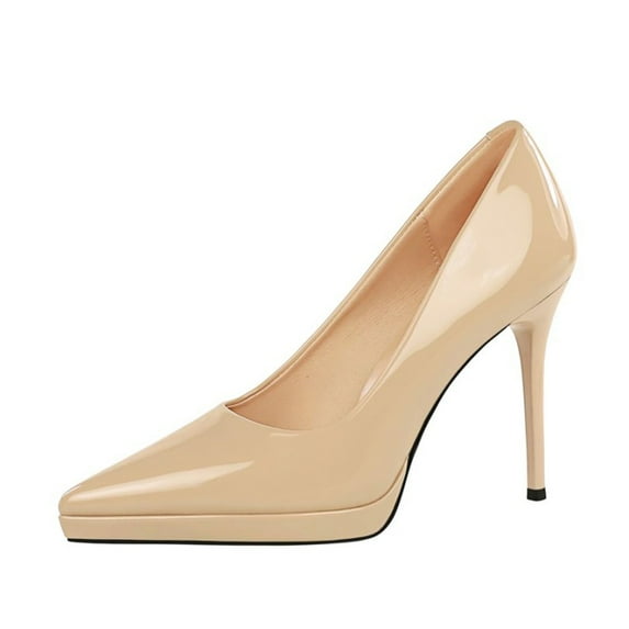 High Heels for Women Stiletto Pointed Toe Pumps 10.5CM Sexy Ladies Wedding Shoes for Bride Prom Party