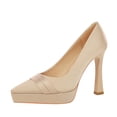 thumbnail image 1 of High Heels for Women Stiletto Pointed Toe Pumps 11.5 CM Satin Wedding Evening Party, 1 of 6