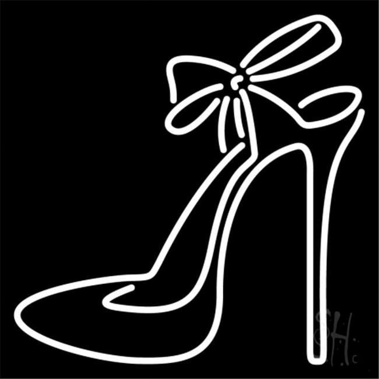 High Heels with Ribbon Neon Sign 24 x 3 x 24 in. Walmart