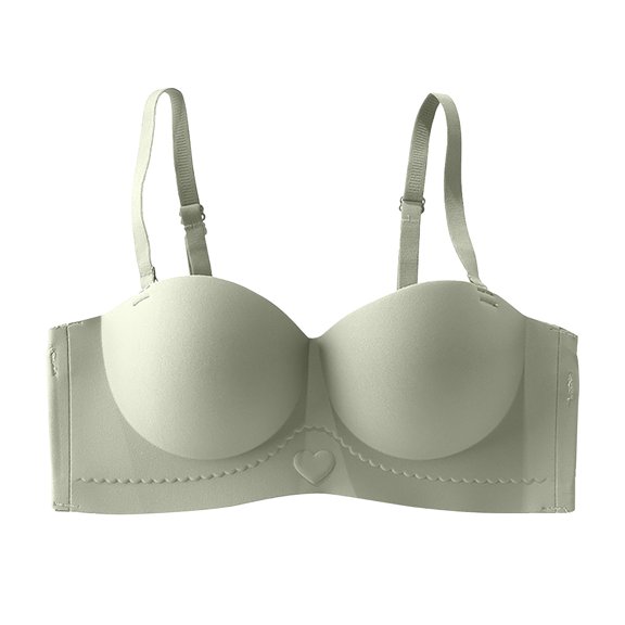 High Impact Sports Bras Women Pullover Bra Feature V-Neck Full-Figure Bra Style W-1459 Hook and Eye Closure Padded Bras Green M