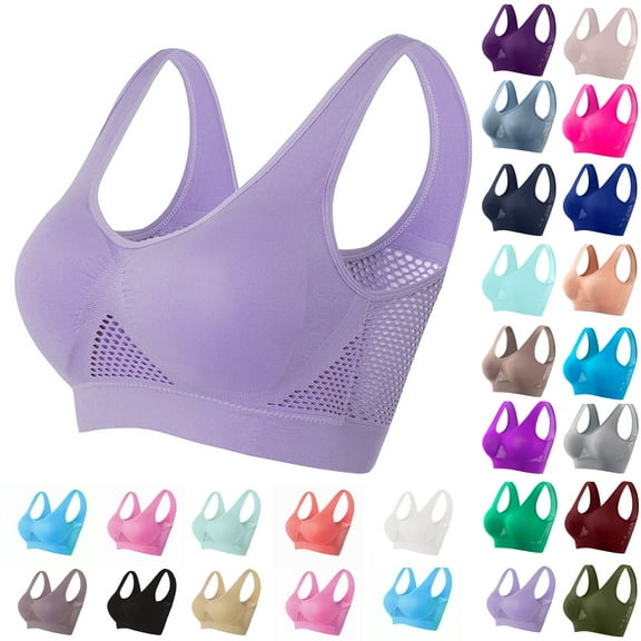 High Impact Sports Bras for Women High Support Padded Sports Bra Workout Women Seamless Sports Bra Wirefree Yoga Bra With Removable Pads